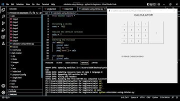 Building a graphical calculator using Python and Tkinter