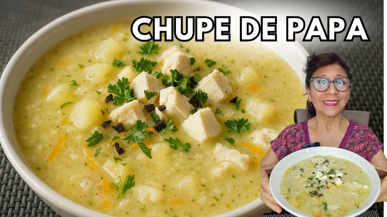Preparando Chupe de Papa | Receta peruana facil y rápido