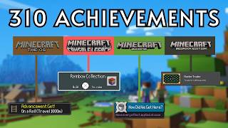 I Got EVERY Achievement in Minecraft HISTORY