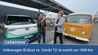 Volkswagen ID.Buzz vs. Combi T2: le match sur 1000 km