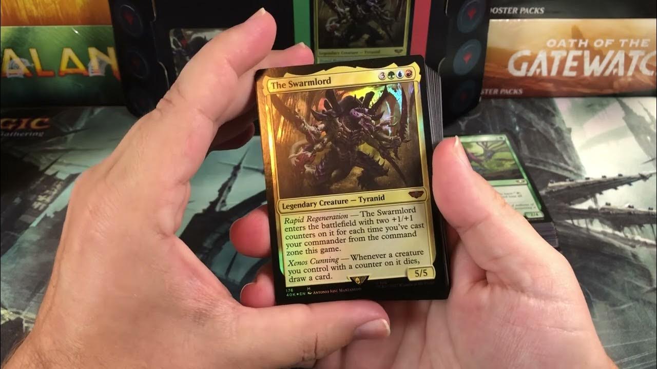 Tyranid Swarm Warhammer 40K Commander Deck Full Unboxing Magic The Gathering MTG 40,000 Opening