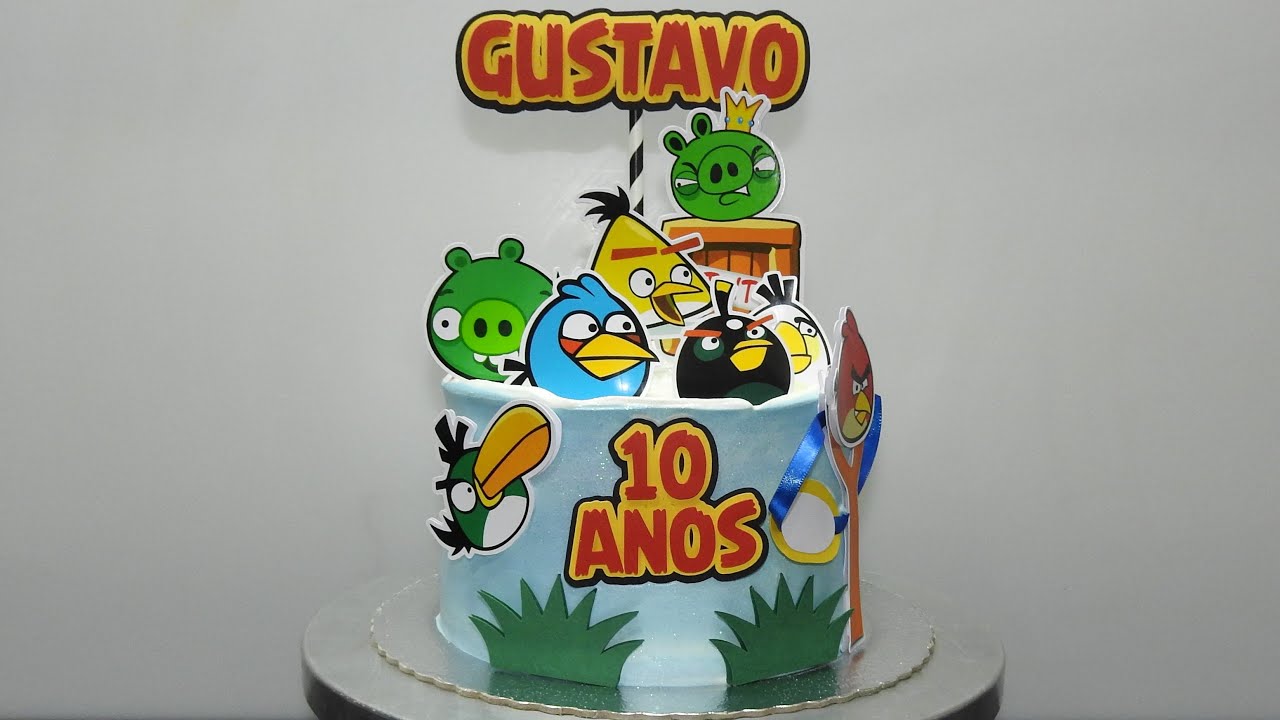 Bolos Decorados: Bolo Decorado Angry Birds 2