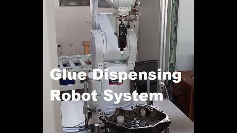 Glue dispensing robot system