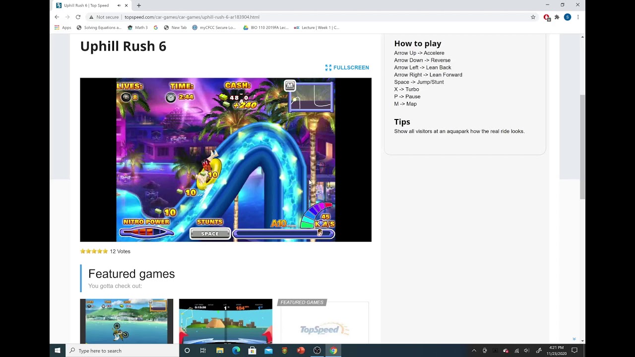 Uphill Rush 6 (Flash Game) Gameplay