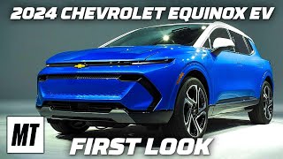 2024 Chevrolet Equinox EV First Look | MotorTrend 2024 Chevy Equinox Ev Deal Of The Century First Look
