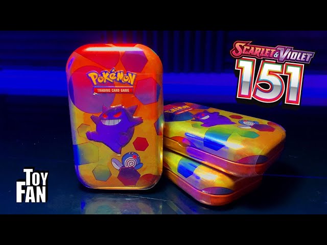 Opening Pokemon TCG 151 Gengar Tins! Unboxing & Haul - YouTube
