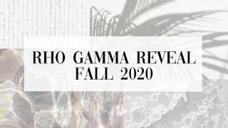 Rho Gamma Reveal 2020