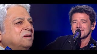 Video thumbnail of "Enrico Macias bouleversé par Patrick Bruel qui chante "La France de mon enfance"-La boite à secrets"