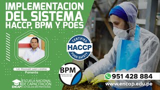 CURSO: IMPLEMENTACIÓN DEL SISTEMA HACCP, BPM Y POES 2022  SESIÓN 1