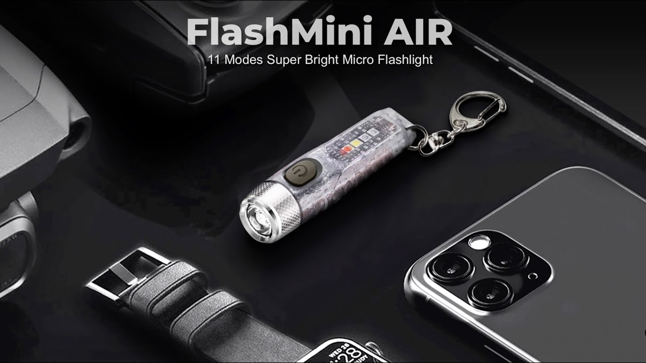 FlashMini AIR // Super Bright Micro Flashlight video thumbnail