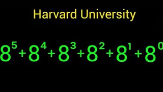 Can You Solve This Harvard Math Challenge 🤯 | Powers of 8