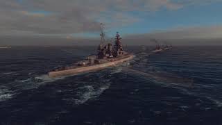 Submarines USS Darter and USS Dace ambush battleship Nagato - War on the Sea screenshot 4