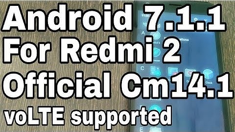 ( hindi/india) official android 7.1.1 for redmi 2/ prime cm14.1 official