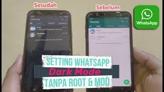 Tutorial Setting WhatsApp Dark Mode Resmi Tanpa ROOT & MOD di Android screenshot 5