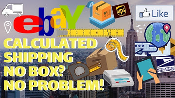 Estimate Measurements And Weight For Ebay Calculated Shipping With No Shipping Supplies On Hand
