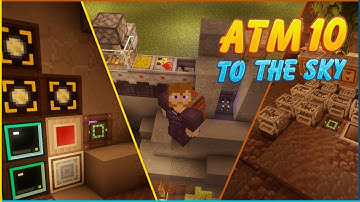ATM10 To The Sky - Ep 10 - Super Factory Manager! Bees, Sieves And HNN!