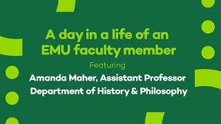 A Day in a Life of an EMU Faculty Member