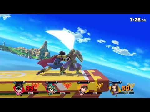 【15秒】スマブラSP 空中まじん斬り 勇者