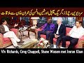 Sir Vivian Richards, Greg Chappell and Shane Watson met Imran Khan | Trendies Info