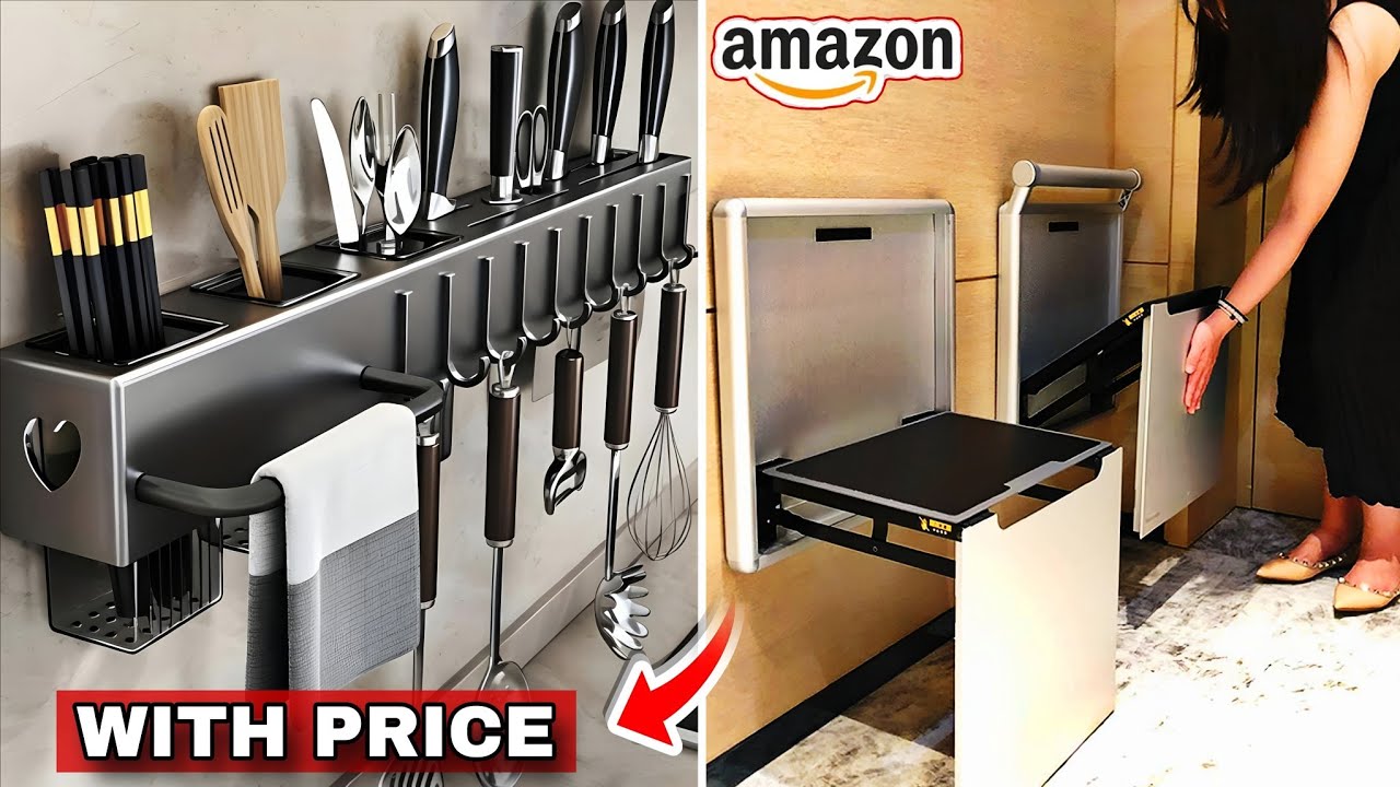 20 New AMAZON FINDS For TINY Apartments | Smart Space Saving Furniture Ideas [With Prices]