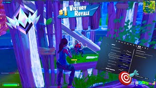 *100% ACCURACY* BEST Controller Settings in Fortnite Reload and Chapter 6! 🎯