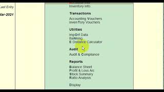 Free Tally TDL for Tally E Way Bill Distance Kilometre calculator