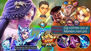 How To Fight Meta Solid HEAL SLOW CROWD CONTROL | Luo Yi Top 1 Global 2022 Gameplay - Mobile Legends
