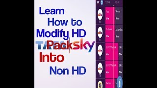 Learn. How to convert (modify) Tata sky HD Pack into Non Hd Pack. screenshot 4