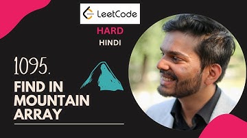 1095. Find in Mountain Array | HARD | Hindi | Java Binary Search