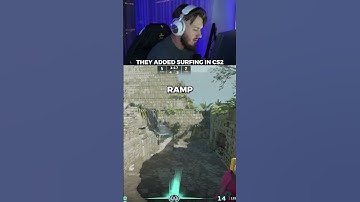 LOL they ACTUALLY added surfing in CS2  #cs2 #csgo #cs2esports #jlcs2 #gaming #shorts #counterstrike