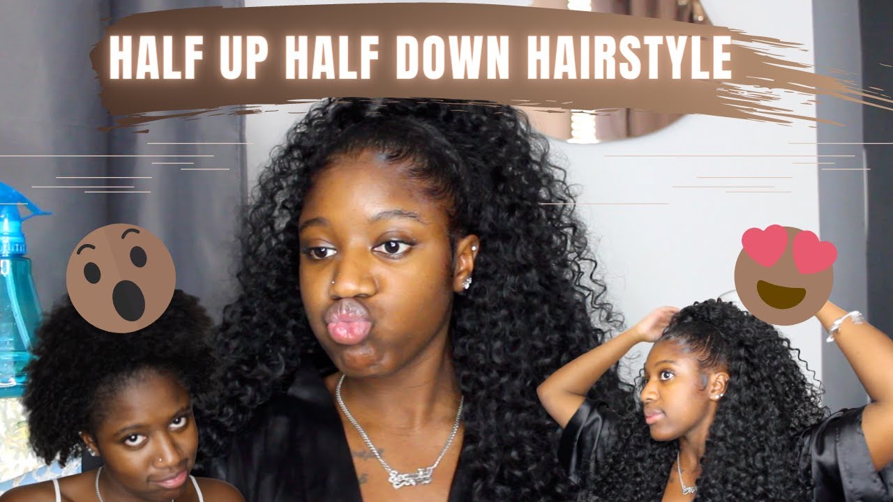 25 HAIRSTYLE?? 😳 Half Up Half Down Using Organique Water Curl