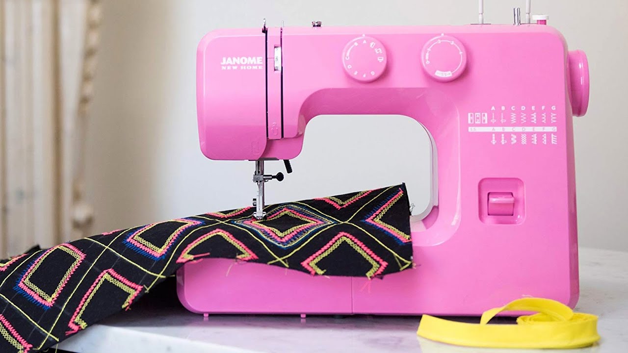 Janome Pink Sorbet Easy-to-Use Sewing Machine 