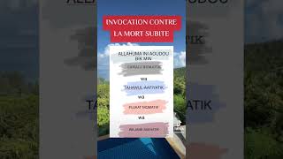 Invocation Contre La Mort Subite