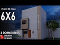 Casa de 6x6 metros