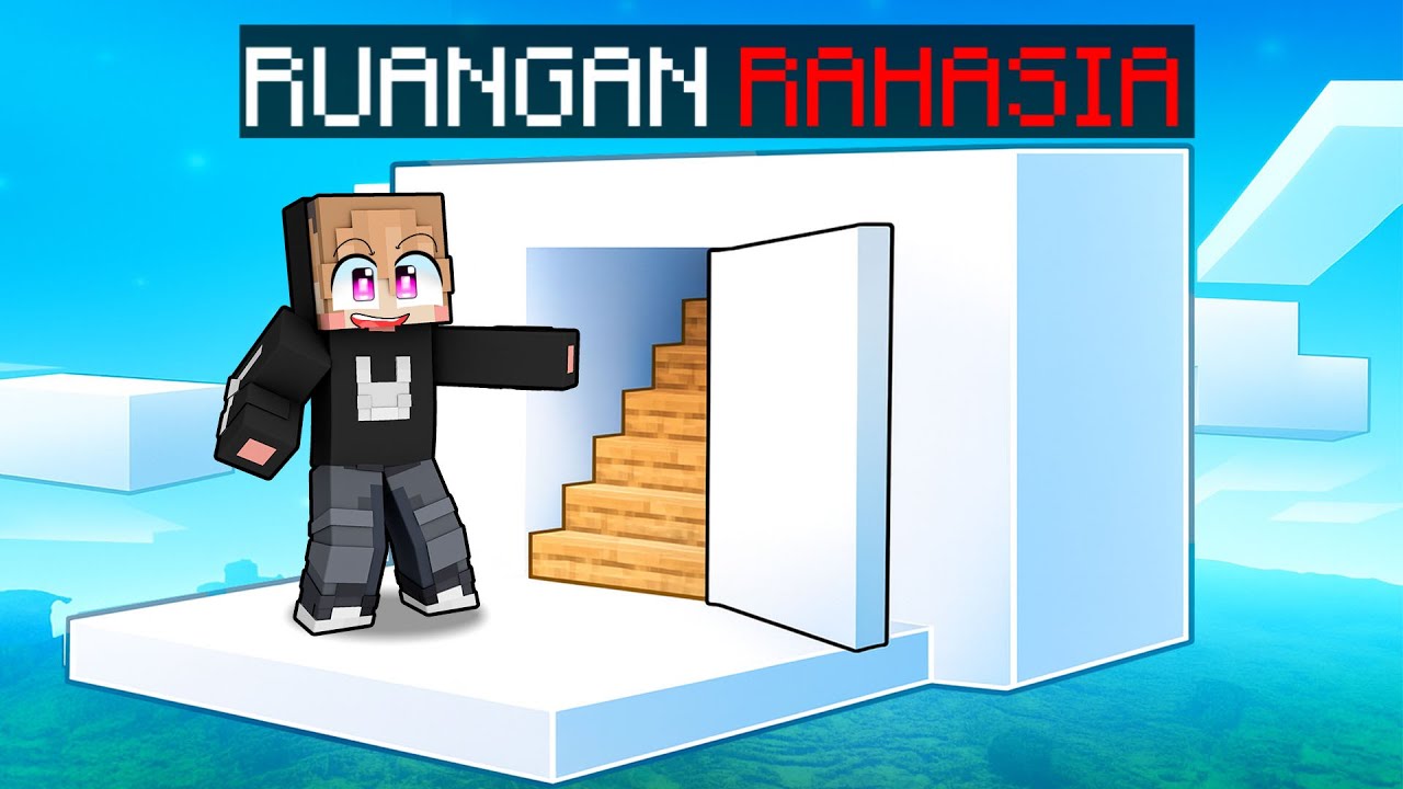 AKU BUAT RUANGAN RAHASIA DI DALAM AWAN DI MINECRAFT!!