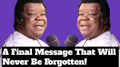 Dr Uma Ukpai’s Last Announcement to the Church Before His Passing