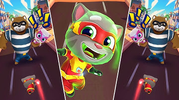Talking Tom Hero Dash: Talking Tom - Unstoppable Hero Adventures (Android/iOS) Gameplay