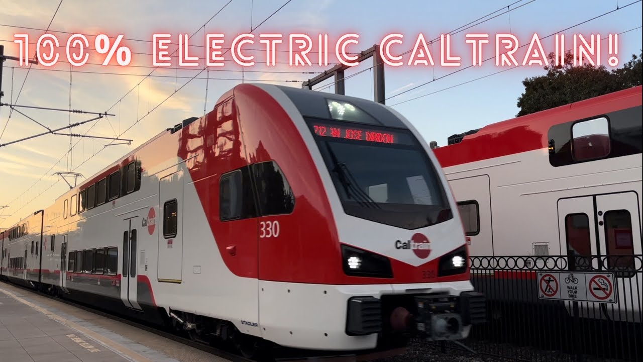100% Electric Caltrain! - YouTube