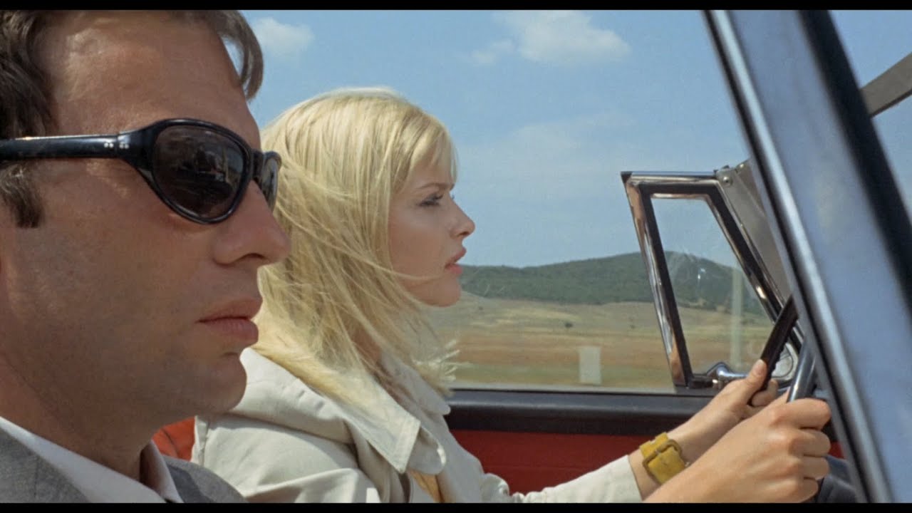 DEATH LAID AN EGG A Scenic Drive w/ Jean-Louis Trintignant & Ewa Aulin | SCENE EDIT