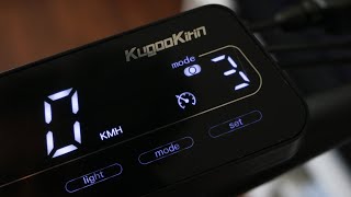 KugooKirin G3 - Hidden Functions (Zero Start & Cruise Control)