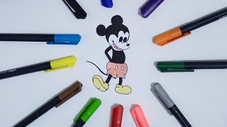 Learn to draw Mickey mouse #drawing #draw #anime