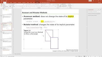 2.13 - Accessor and Mutator Methods