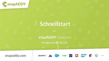 snapADDY Assistant - Schnellstart
