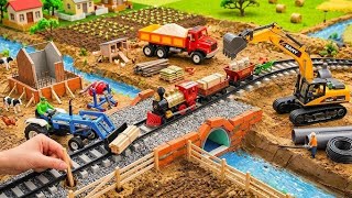 Diy mini tractor construction overbridge for tractor safety/science project bridge construction 🚧