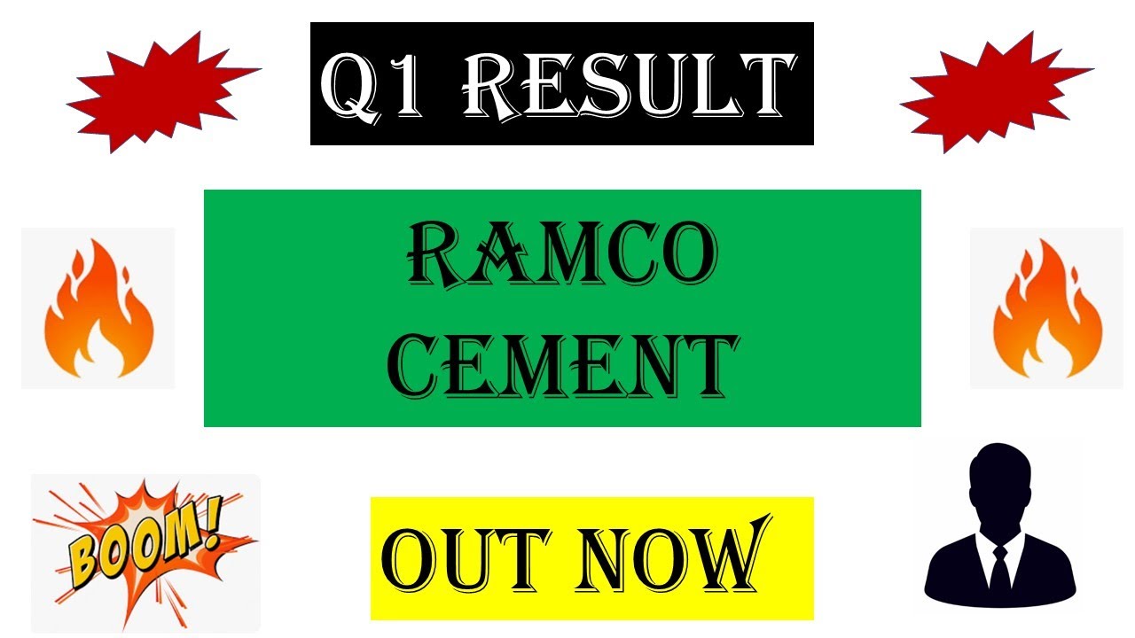 Ramco Cement | Q1 FY 2024 Results | Why Ramco Cement Down Today After Results??