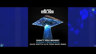 DON'T YOU WORRY (feat. Shakira) - David Guetta & DJs - Mars Remix- Music Visualization - Trippy - 4K