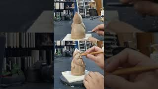Clay Sculpture: Santa Claus 3