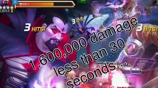 Mister Sinister 1,600,000 damage in less than 30 seconds !!!