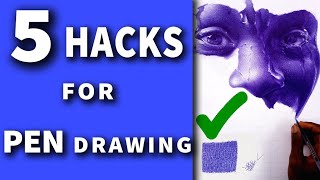 5 Hacks For Pen Drawing You Should Know 2021_ (Secret) (Ebuka Pen)