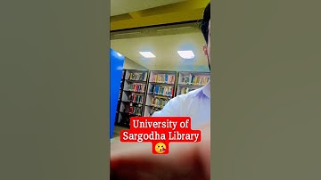 University of Sargodha Library 😘 #university